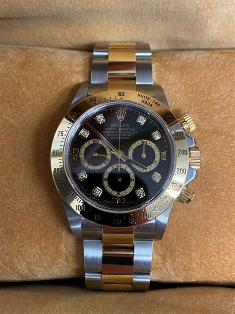 rolex daytona stainless steel yellow gold champagne dial 16523|Rolex Daytona 16523 Stainless Steel & 18k Yellow Gold.